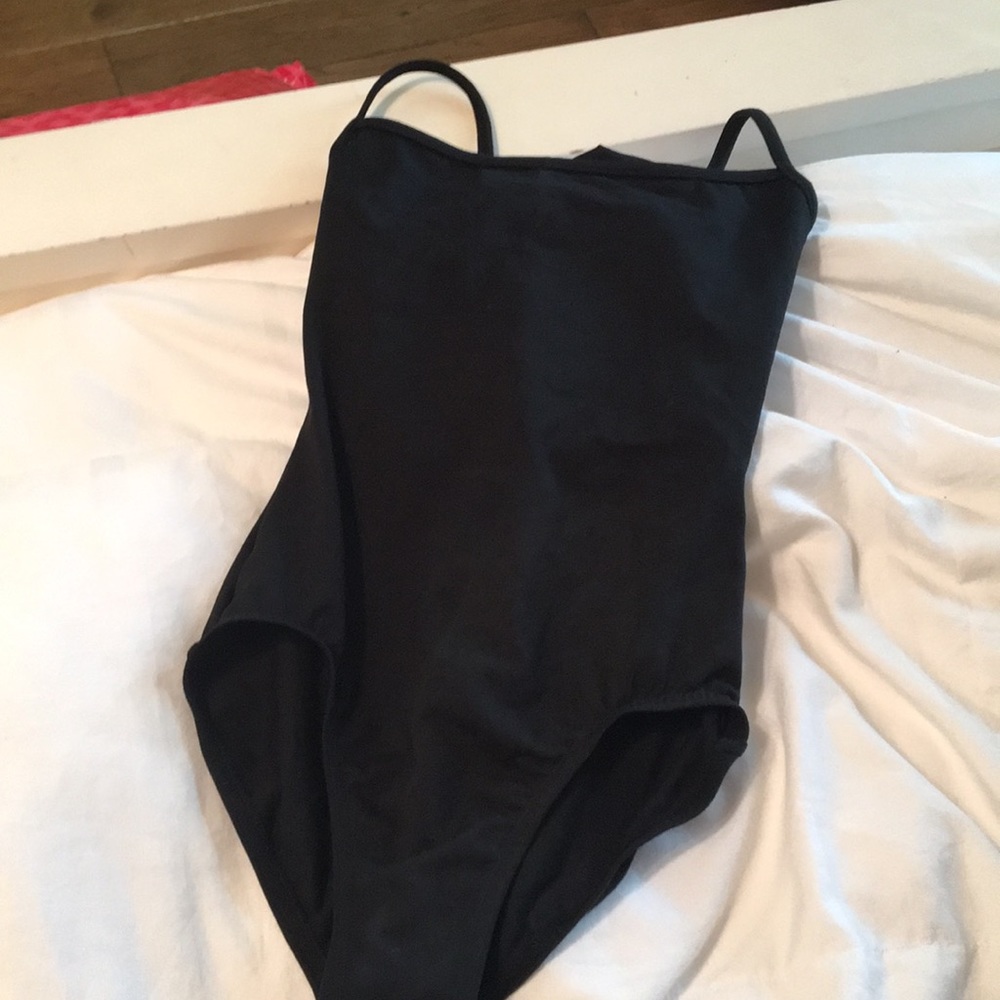 black leotard